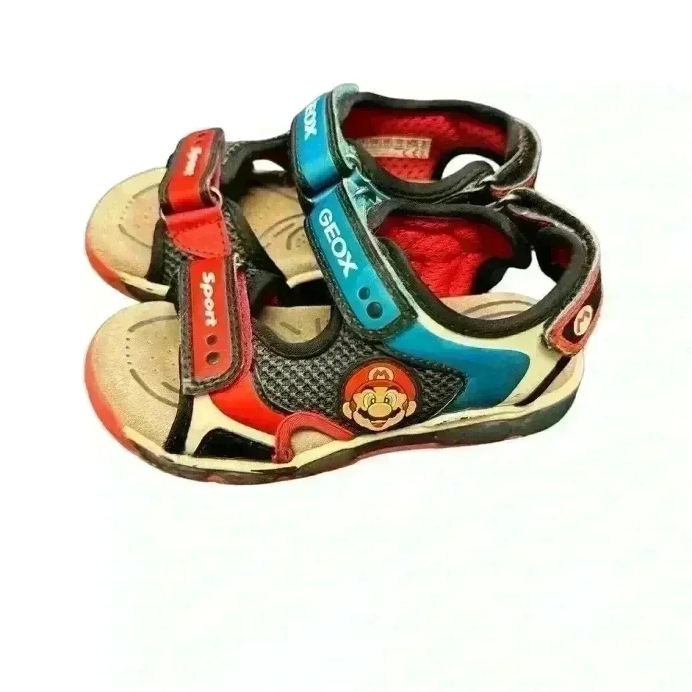 Geox Boy's J Sandal Android Toddler Sz 9 Pre loved Hook and loop closure - Picture 2 of 9